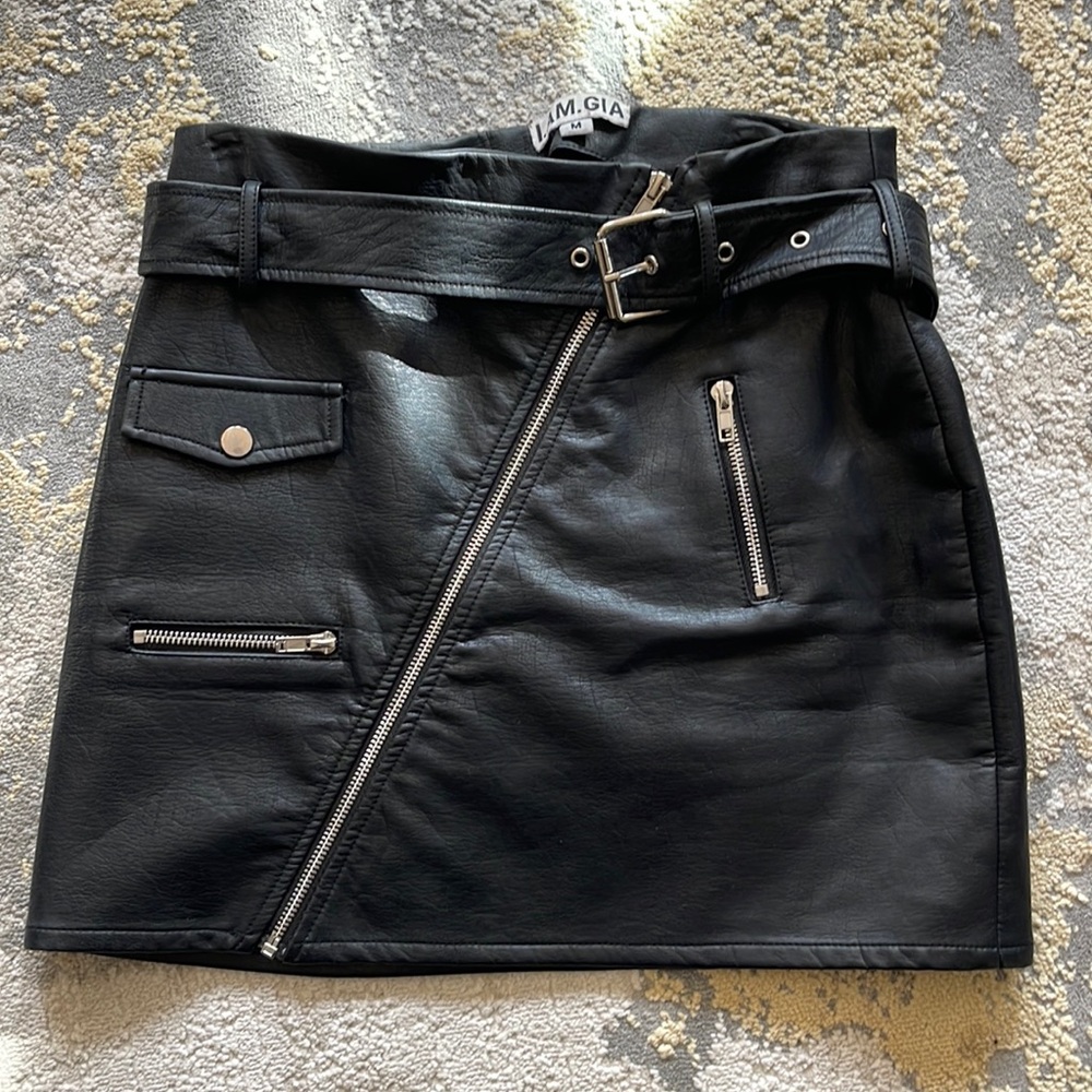 I.AM.GIA leather skirt